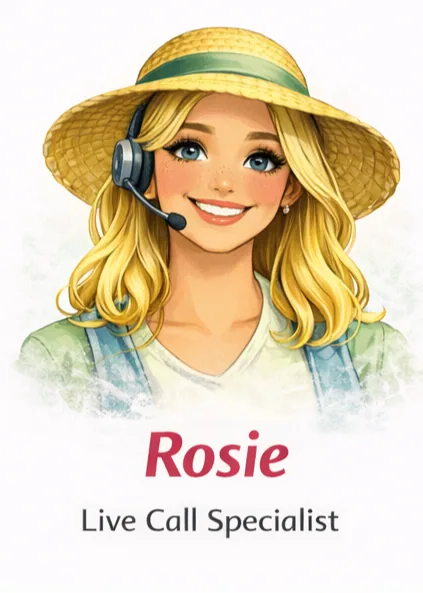 Rosie, the Ai receptionist included with Managed Marblism by PlantTALK